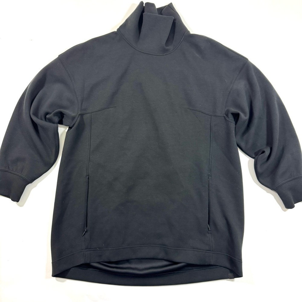Lululemon Modal Blend Turtleneck Tunic Black Pullover Athleisure